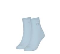 CK Calvin Klein Socken mit Label-Print im 2er-Pack in Hellblau, Größe 35-38
