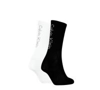 Socken CALVIN KLEIN JEANS "CKJ WOMEN SOCK 2P BACK LOGO", Damen, Gr. - (37/41), schwarz, Obermaterial: 43% Baumwolle, 34% Polyamid, 21% Viskose, 2% Elasthan, normal, Socken Socken (68632451-0) schwarz