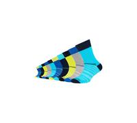 Socken CAMANO "10er Pack", Mädchen, Gr. 31-34, blau (blau atoll), 70% Baumwolle, 28% Polyester, 2% Elasthan, Colorblocking, Socken Socken (16511055-31) blau atoll