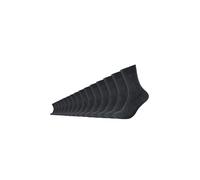 Socken CAMANO "15er Pack", Herren, Gr. 43-46, anthrazit melange, 75% Baumwolle, 25% Polyamid, meliert, Socken Socken, 15er Pack, mit recycelter Baumwolle für angenehmen Tragekomfort (27840465-43) anth
