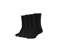 Socken CAMANO "Socken Cosy Kuschelsocken Flauschig Warm Damen Lang" Gr. 35/38, schwarz (black mi) Damen Socken Kuschelsocken (88699256-35) black mi