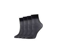 Socken CAMANO "4er Pack", Damen, Gr. onesize, schwarz, 88% Polyamid, 12% Elasthan, uni, Socken Socken (11336347-0) schwarz