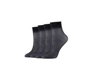 Socken CAMANO "4er Pack", Damen, Gr. onesize, schwarz, 88% Polyamid, 12% Elasthan, uni, Socken Socken (11336347-0) schwarz
