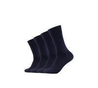 Camano Herren Socken Ca-Soft 3512 – 4er Pack Bio-Baumwolle ohne Gummidruck Navy 43-46