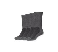 Socken CAMANO "4er Pack", Herren, Gr. 43-46, grau (anthrazit), 74% Baumwolle, 24% Polyamid, 2% Elasthan, uni, Socken Socken (93496947-43) anthrazit