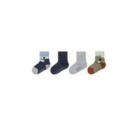 Socken CAMANO "4er Pack", Mädchen, Gr. 15-18, overland trek, 70% Baumwolle, 29% Polyamid, 1% Elasthan, gemustert, Socken Socken, 4er Pack Aus OCS zertifizierter Baumwolle, warmes Vollfrottee-Material 