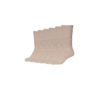 Camano Unisex Diabetikersocken 6er Pack 39/42 sand