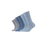 Camano Jungen 9300 Socken, Blau (Jeans Mix 0024), 23-26 (6er Pack)