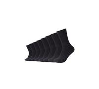 Socken CAMANO "Tennissocken 8er Pack", Damen, Gr. 43-46, schwarz, 78% Baumwolle, 19% Polyester, 3% Elastodien, uni, Socken Socken (88949941-43) schwarz