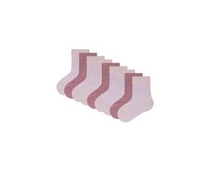 Socken CAMANO "9er Pack", Mädchen, Gr. 15-18, rosé, 77% Baumwolle, 22% Polyamid, 1% Elasthan, meliert, Socken Socken, 9er Pack Aus OCS-zertifizierter Baumwolle, Ohne einengenden Gummibund (53147260-1)