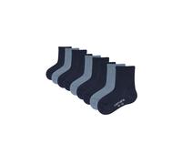 Socken CAMANO "9er Pack", Mädchen, Gr. 19-22, navy, 77% Baumwolle, 22% Polyamid, 1% Elasthan, uni, Socken Socken, 9er Pack Aus OCS-zertifizierter Baumwolle, Ohne einengenden Gummibund (19916757-19) na