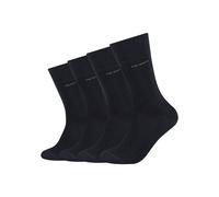 Socken CAMANO "ca-soft", Damen, Gr. 47-49, blau (navy), Baumwollmischung, unifarben, normal, Socken Socken, mit verstärktem Fersen- und Zehenbereich (19941552-47) navy
