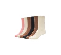 Socken CAMANO "comfort", Damen, Gr. 39-42, bunt (egret), Baumwolle, Elasthan, Polyamid, unifarben, Socken Socken, mit elastischem Bund (72685140-39) egret