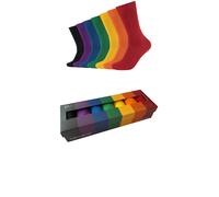 Socken CAMANO "comfort", Damen, Gr. 39-42, rainbow, Baumwolle, Elasthan, Polyamid, normal, Socken Socken, in langer Form, mit Geschenkbox (96943863-39) rainbow
