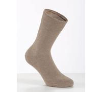 Socken CAMANO, Damen, Gr. 3/43, beige (sand, meliert), 80% Baumwolle, 17% Polyamid, 3% Elasthan, Socken Socken (23744505-3) sand, meliert
