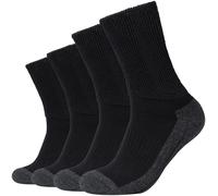 Socken CAMANO "function", Damen, Gr. 35-38, grau (weiß, grau), Obermaterial: 60% Baumwolle, 37% Polyester, 2% Elasthan, 1% Polyamid, Colorblocking, Socken Socken, perfekte Feuchtigkeitsregulation (400