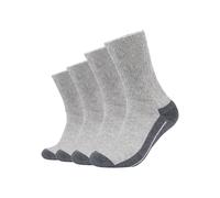 Socken CAMANO "function", Damen, Gr. 39-42, grau (light grau), Obermaterial: 60% Baumwolle, 37% Polyester, 2% Elasthan, 1% Polyamid, Socken Socken, Pro Tex Diabetic Ankle Socks, perfekte Feuchtigkeits