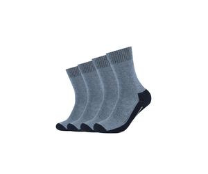 Socken CAMANO "function", Mädchen, Gr. 43-46, blau (hellblau, navy), Materialmix, mehrfarbig, meliert, normal, Socken Socken, mit feuchtigkeitsregulierendem Material (86411851-43) hellblau, navy
