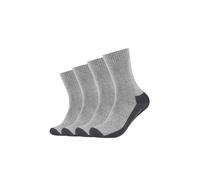 Socken CAMANO "function", Mädchen, Gr. 43-46, grau (hellgrau, meliert), Materialmix, mehrfarbig, meliert, normal, Socken Socken, mit feuchtigkeitsregulierendem Material (63801733-43) hellgrau, meliert