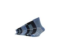 Socken CAMANO "mesh ventilation", Kinder, Gr. 31-34, blau (infinity), Baumwollmischung, normal, Socken Socken, mit atmungsaktiver Materialstruktur, dank Meshstruktur (28258554-31) infinity