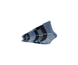 Socken CAMANO "mesh ventilation", Mädchen, Gr. 27-30, blau (infinity), Baumwollmischung, normal, Socken Socken, mit atmungsaktiver Materialstruktur, dank Meshstruktur (28258554-27) infinity