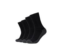 Socken CAMANO "pro tex 4er Pack", Herren, Gr. 35-38, schwarz, 60% Baumwolle, 37% Polyester, 2% Elasthan, 1% Polyamid, Colorblocking, Socken Socken (82534057-35) schwarz