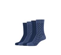 4er Pack camano Soft Stars Crew Socken Damen 5444 - captain's blue 35-38