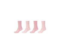 Socken CAMANO "Socken 4er Pack", Damen, Gr. 39-42, pink (pink dogwood), 98% Polyamid, 2% Elasthan, meliert, Socken Socken (70952119-39) pink dogwood