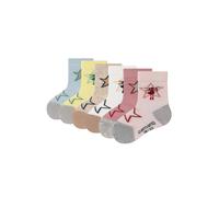 Socken CAMANO "Socken 6er Pack", Mädchen, Gr. 15/18, rosa (rosé), 64% Baumwolle 35% Polyamid 1% Elashtan, Socken Socken (48180209-15) rosé