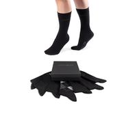 7er Pack camano Soft Patterned Socken Herren 9999 - black 43-46
