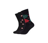 Sneakersocken CAMANO "ca-soft", Herren, Gr. 39 (42), schwarz, Baumwolle, Elasthan, Polyamid, unifarben, Socken, mit elastischem Bund (91463058-39) schwarz