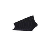 Socken CAMANO "Tennissocken 9er Pack", Damen, Gr. 43/46, schwarz, 80% Baumwolle, 17% Polyester, 2% Polyamid, 1% Elasthan, uni, Socken Socken (10312315-43) schwarz