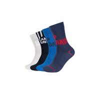 Socken CAMP DAVID "casual", Damen, Gr. 39-42, blau (primary blau), Baumwollmischung, unifarben, Socken Socken, mit elastischem Bund (99644828-39) primary blau