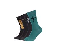 Socken CAMP DAVID "casual", Damen, Gr. 39-42, mindset schwarz, Baumwollmischung, unifarben, Socken Socken, mit elastischem Bund (84166325-39) mindset schwarz