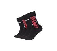 Socken CAMP DAVID "casual", Herren, Gr. 39-42, schwarz (schwarz schwarz), Baumwollmischung, Socken Socken, mit elastischem Bund (25322162-39) schwarz schwarz