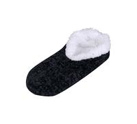 Socken CAPELLI NEW YORK, Herren, Gr. 35 (38), schwarz, Polyacryl, Zopfmuster, Socken Socken, mit flauschigem Kunstfellfutter (67318532-35) schwarz