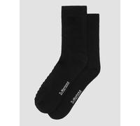 Socken DR. MARTENS "Double Doc Sock", Mädchen, Gr. 42-48, schwarz, Baumwolle, Socken Socken, mit verstärktem Fersen- und Zehenbereich (98455667-42) schwarz