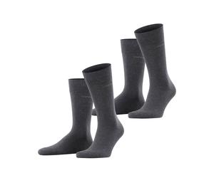 Socken ESPRIT "Basic Uni", Damen, Gr. 43-46, anthra.mel, Obermaterial: 80% Baumwolle, 18% Polyamid, 2% Elasthan, unifarben, normal, Socken Socken, mit hohem Baumwollanteil atmungsaktiv (81483607-43) a