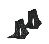 Esprit Socken mit Stretch-Anteil im 2er-Pack in Black, Größe 35/38