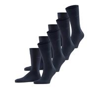ESPRIT Herren Solid M SO Baumwolle einfarbig Multipack Socken, Blau (Marine 6120) neu-umweltfreundlich-4 Paar, 40-46 (4er Pack)