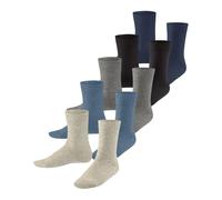 ESPRIT Unisex Kinder Socken Solid Mix 5-Pack K SO Baumwolle einfarbig 5 Paar, Mehrfarbig (Sortiment 0070), 35-38