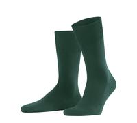 Socken FALKE "ClimaWool", Herren, Gr. 45-46, grün (hunter grün), Materialmix, unifarben, Socken Socken, aus klimaregulierender Wolle-Lyocell Mischung atmungsaktiv (33423744-45) hunter grün