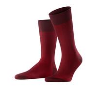 Socken FALKE "Fine Shadow", Damen, Gr. 43-44, rot (barolo (8596)), Obermaterial: 80% Baumwolle CO. 20% Polyamid PA., Socken Socken (67259926-43) barolo (8596)