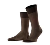 Socken FALKE "Fine Shadow", Damen, Gr. 45-46, braun (braun (5931)), Obermaterial: 80% Baumwolle CO. 20% Polyamid PA., Socken Socken (15949540-45) braun (5931)