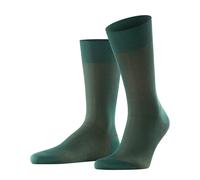 Falke Socken Fine Shadow – Baumwolle gemustert – Grün (Hunter Green 7441) – Größe 45-46