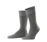 Socken FALKE "Fine Shadow", Herren, Gr. 39-40, 3166, steel meliert, Obermaterial: 80% Baumwolle, 20% Polyamid, gestreift, Socken Socken, mit feiner, zweifarbiger Struktur, aus merzerisierter Baumwolle