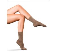 Socken FALKE "No. 1 Finest Cashmere", Damen, Gr. 37-38, braun (nutmeg mel (5410)), Obermaterial: 85% Kaschmir WS. 15% Polyamid PA., Socken Socken (11702149-37) nutmeg mel (5410)
