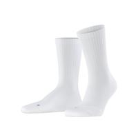 Socken FALKE "Run Rib Crew", Mädchen, Gr. 46-48, weiß (weiß (2000)), Obermaterial: 70% Baumwolle CO. 28% Polyamid PA. 2% Elasthan EL., glatt, Socken Socken (10230839-46) weiß (2000)