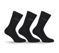 Fila Socken – Lifestyle Tennissocken Unisex, 3er-Pack Schwarz Gr. 35-38