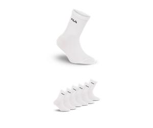 Socken FILA, Herren, Gr. 31-34, weiß, Baumwollmischung, Socken Socken, breites Rippenbündchen, Cotton-Mix, Unisex (63753045-31) weiß